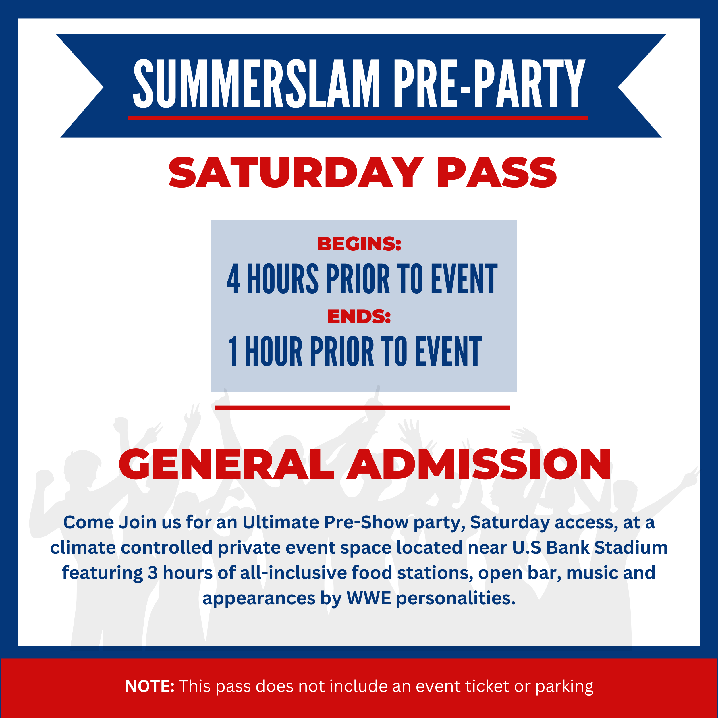 WWE Summerslam Pre-Party - Saturday